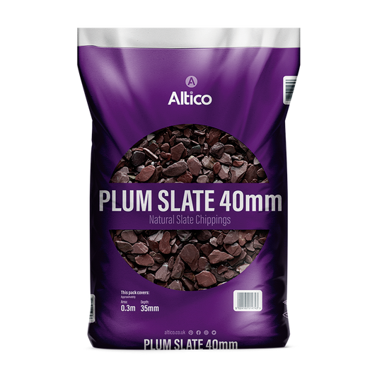 Plum Slate Chippings 40mm
