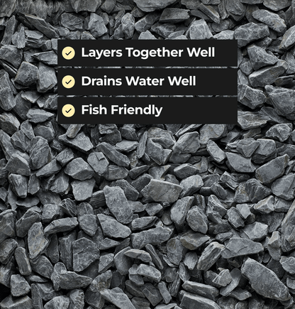 Blue Slate Chippings 40mm