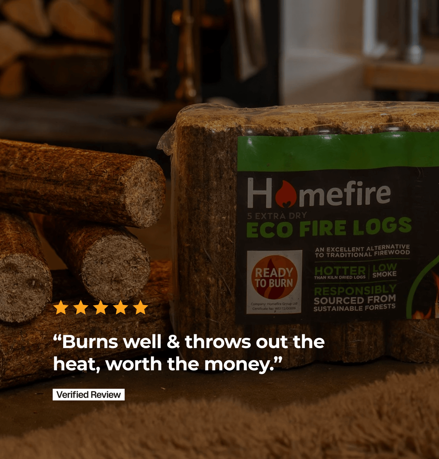 Eco Fire Logs - 5 Pack