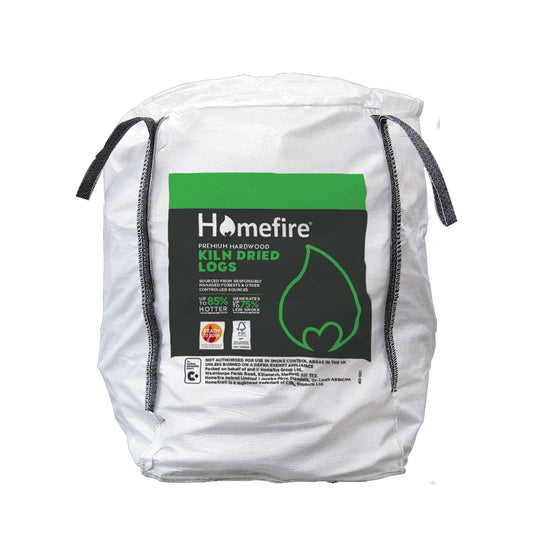 Homefire Kiln Dried Hardwood Logs - Bulk Bag (0.8m3)