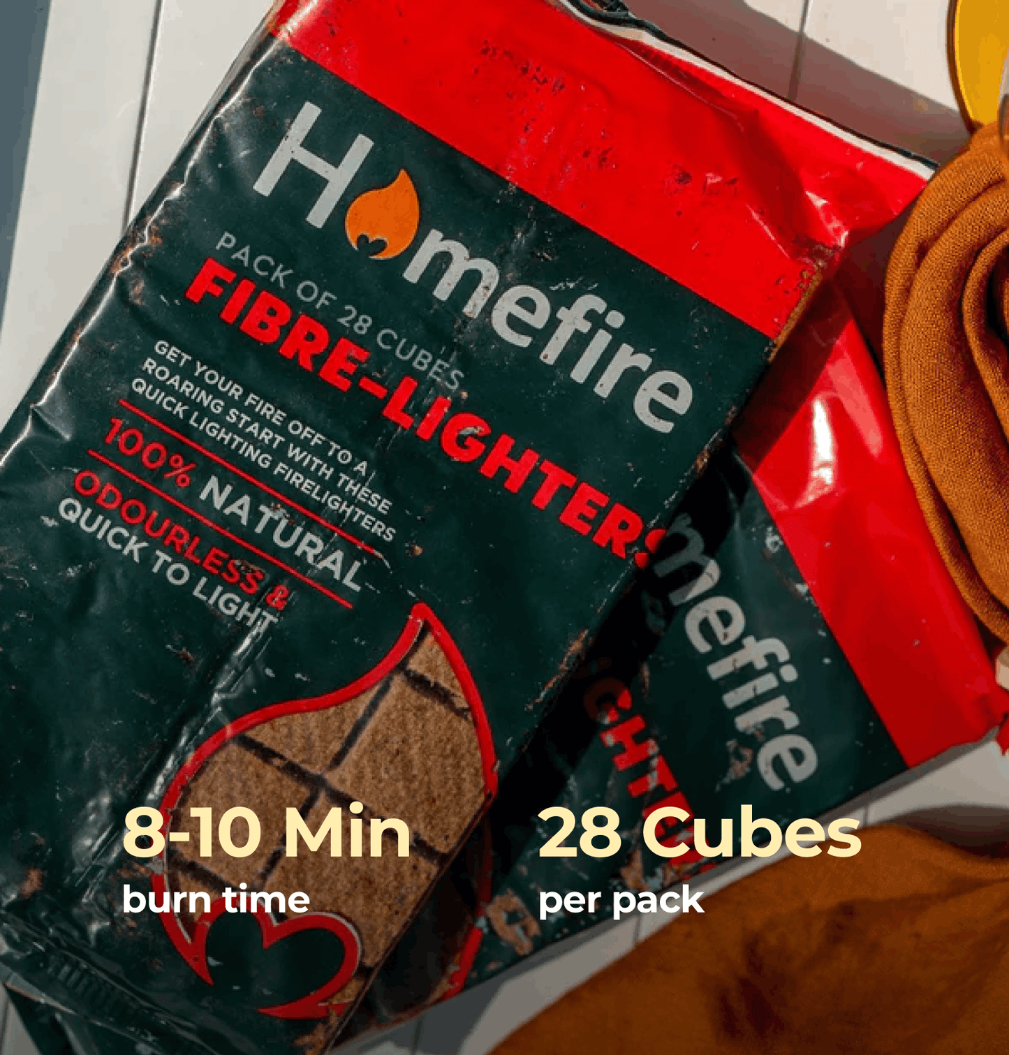 Homefire Fibre-Lighters Natural Firelighters