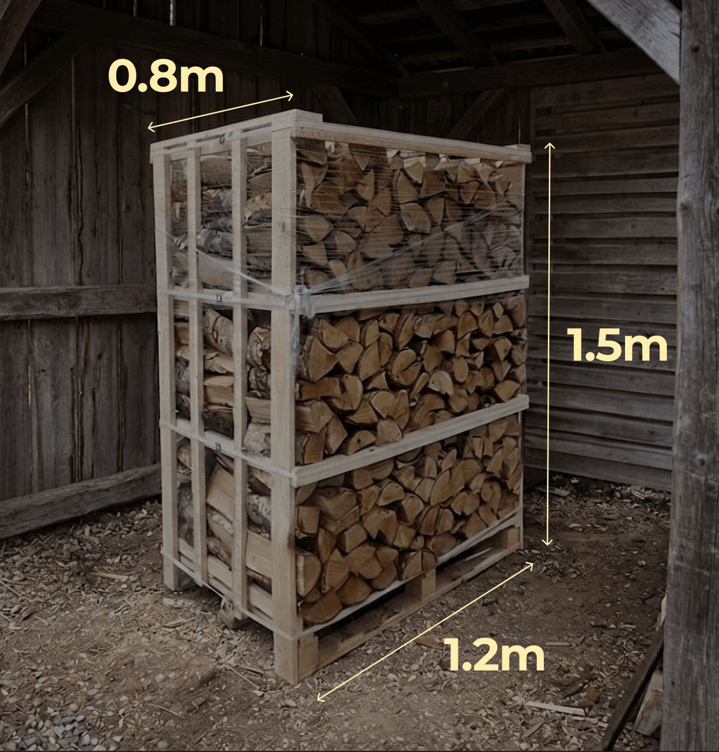 Homefire Kiln Dried Firewood - Large Crate