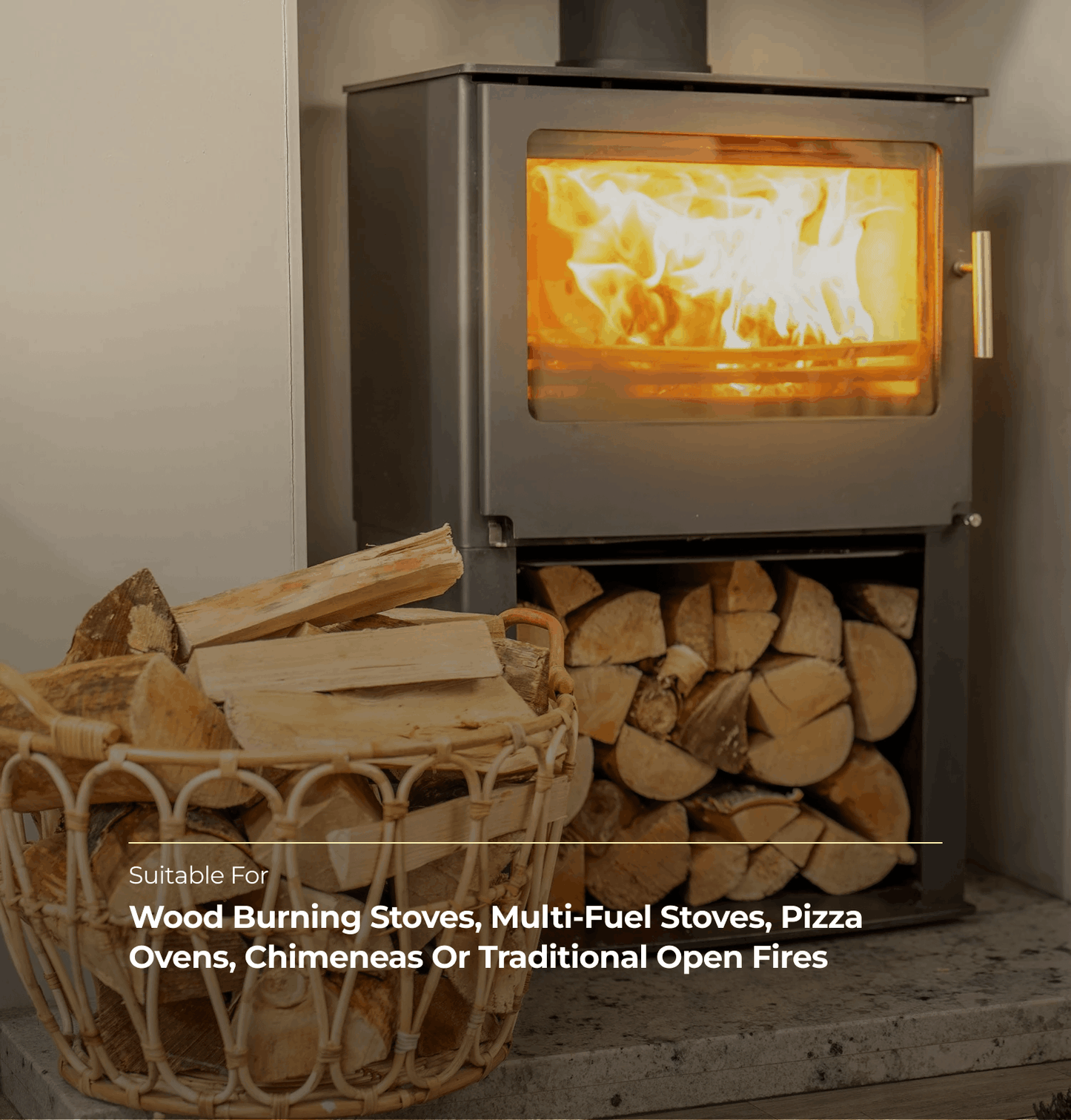 Homefire Kiln Dried Hardwood Logs - Bulk Bag (0.6m3)