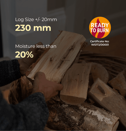 Homefire Kiln Dried Hardwood Logs - Bulk Bag (0.8m3)