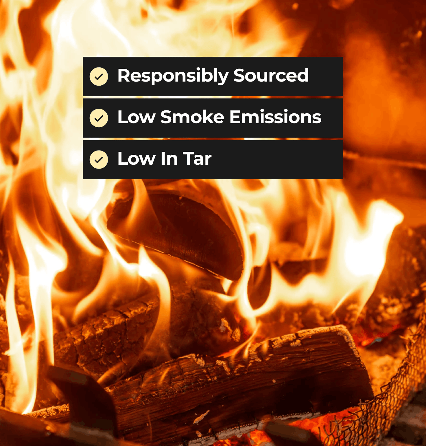 Homefire Kiln Dried Hardwood Logs - Bulk Bag (1m3)