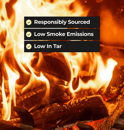 Homefire Kiln Dried Hardwood Logs - Bulk Bag (1m3)