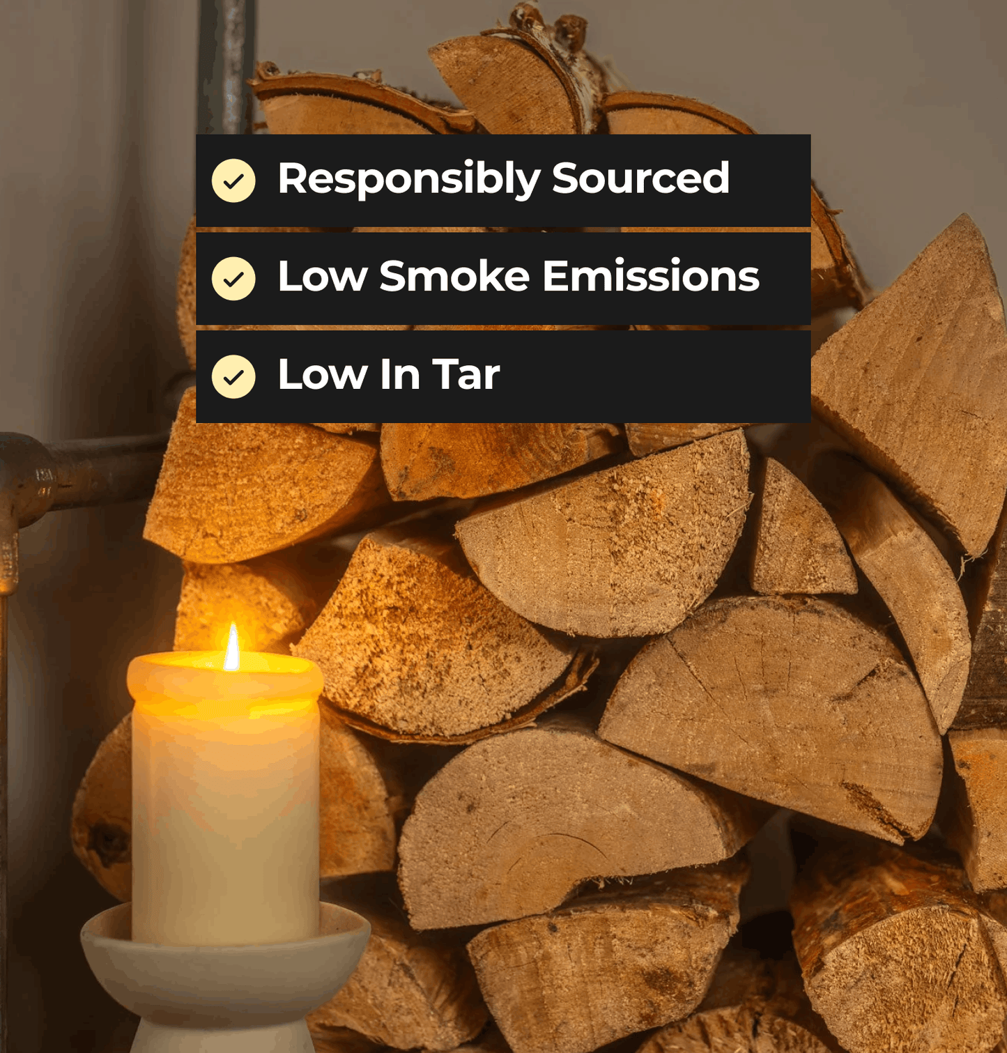 Homefire Kiln Dried Logs - Large Handy Bag
