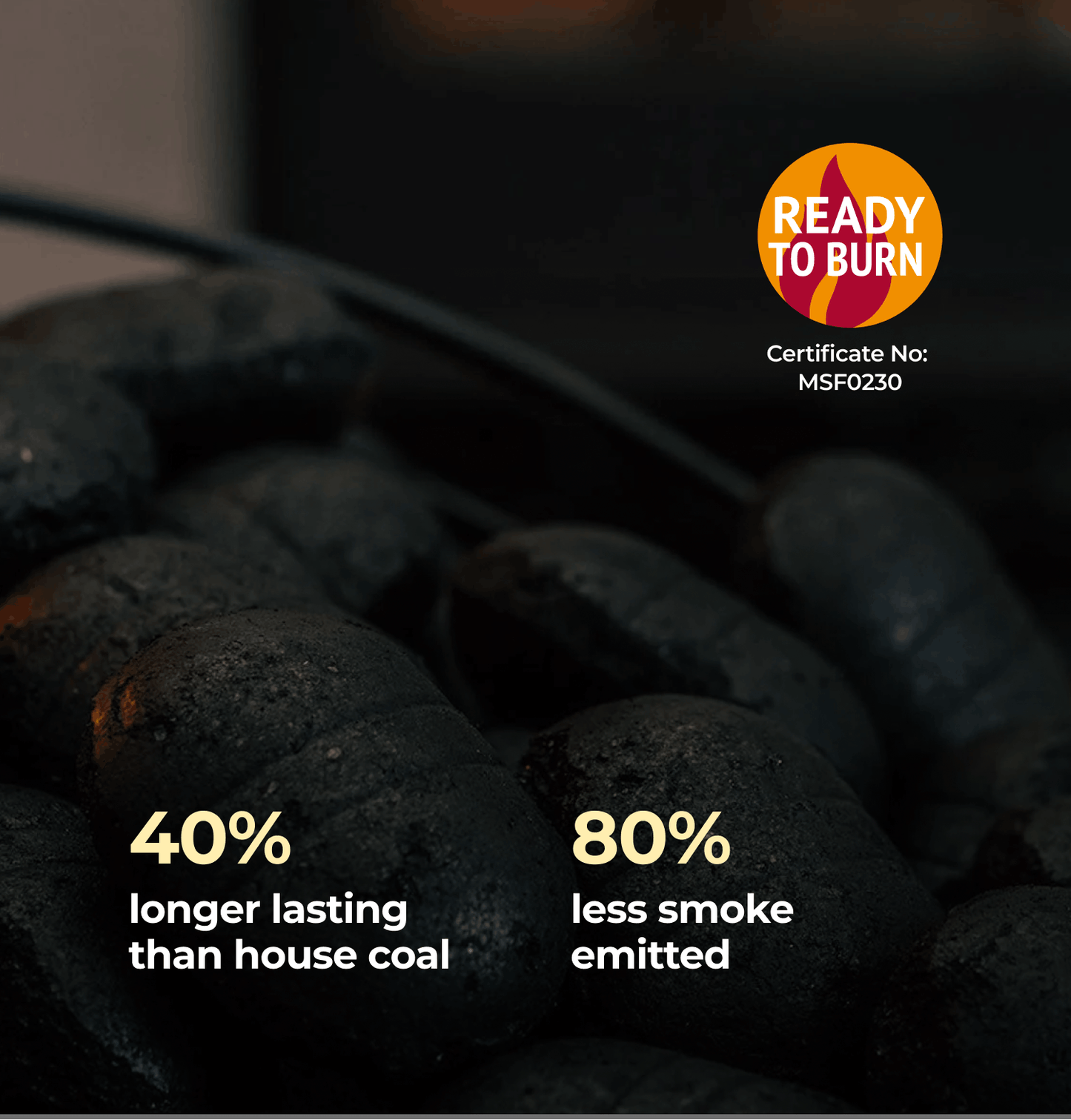 Homefire Ovals Smokeless Coal 25kg