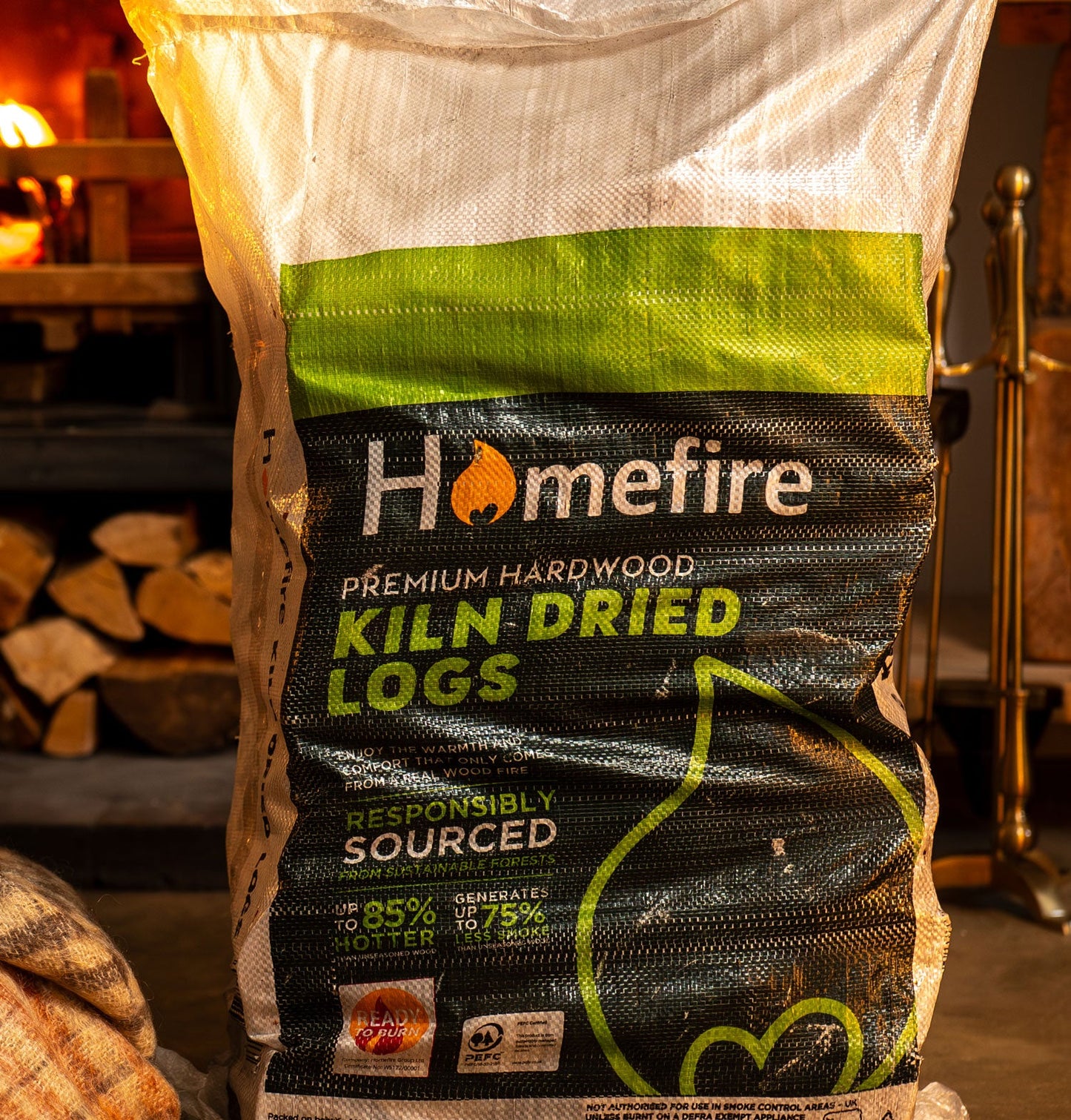 19 Handy Bags of Kiln-Dried Logs
