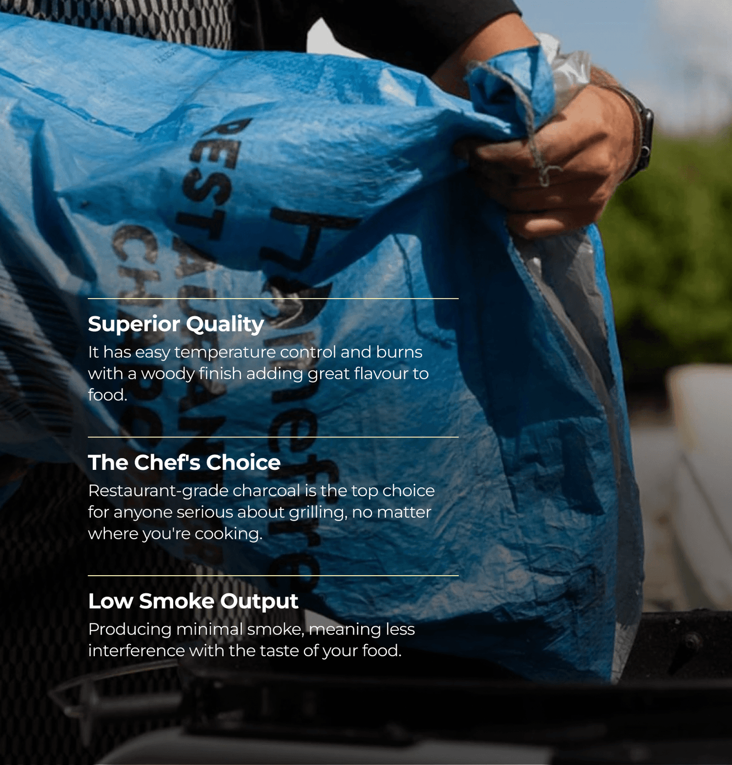 Restaurant Grade Lumpwood Charcoal - 12kg