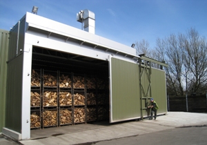 2009 - Kiln drying log production commenced